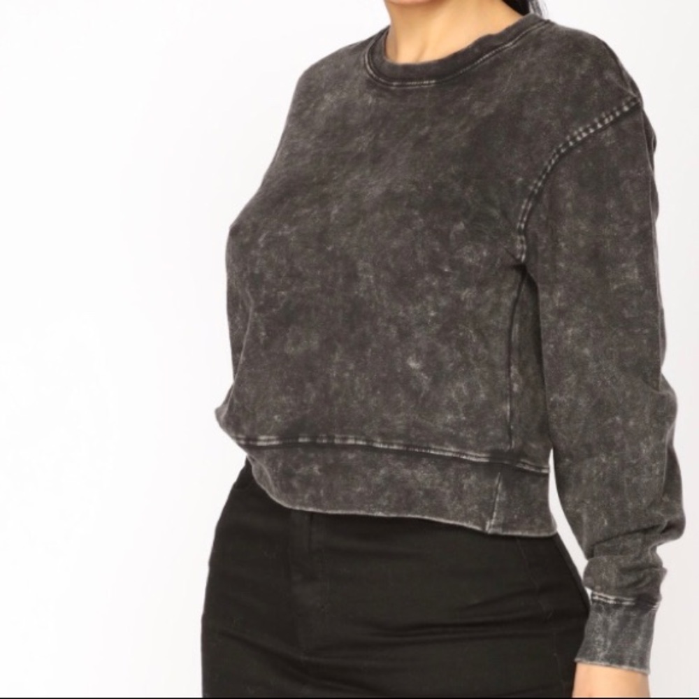 Acid Wash Sweatshirt